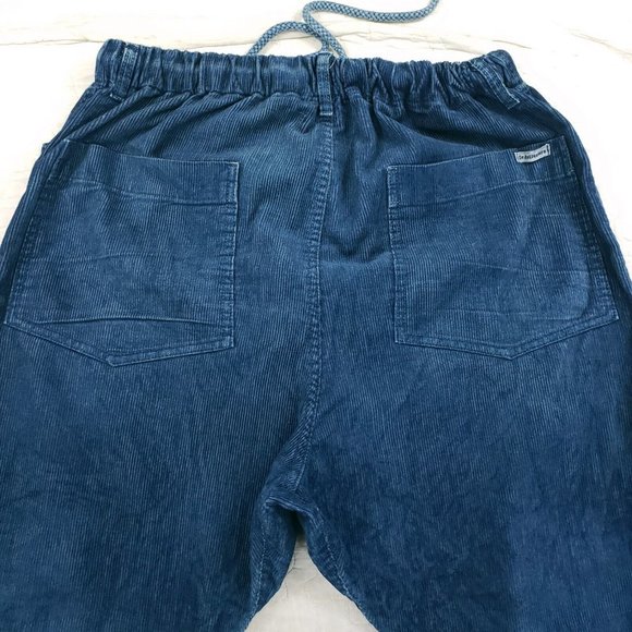 Dr. Collectors Teddy Forever Corduroy Raw Hem Pants Baggy Womens Size XL Blue - Picture 7 of 12